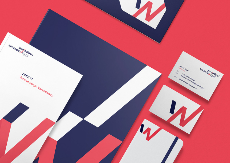 Zawodowi金融公司VI設計欣賞，一套以增長線條為元素的VI設計案例