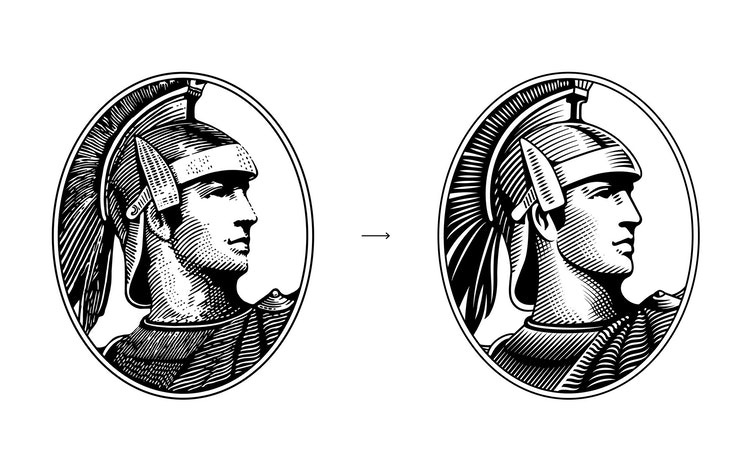 美國運通品牌形象VI設計logo設計，靈活運用白色空間打造簡潔風