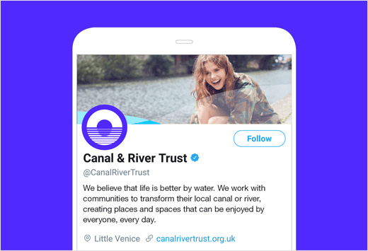 Canal＆River水利水源管理機構品牌形象設計logo設計，橋梁與水波紋結合的圖形