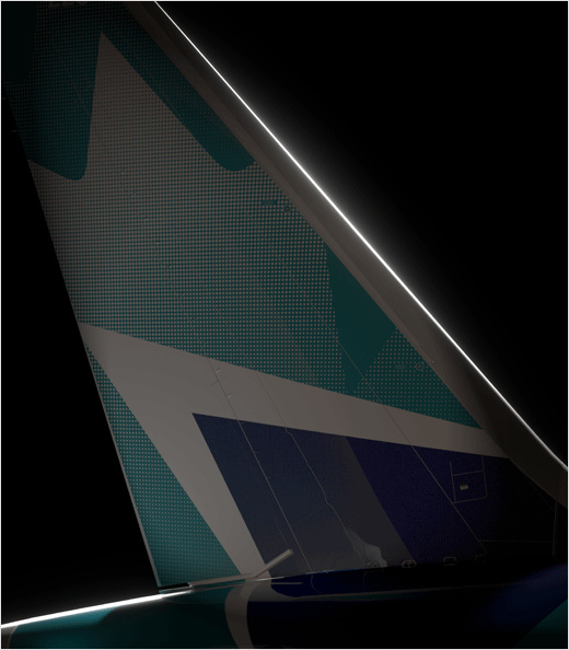 加拿大航空公司logo設計與飛機涂裝設計