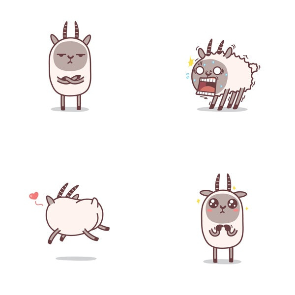 山羊吉祥物設計--上海品牌設計公司