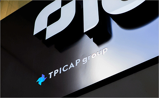 互聯網股票經紀金融公司TP ICAP新螺旋槳logo設計公司vi設計