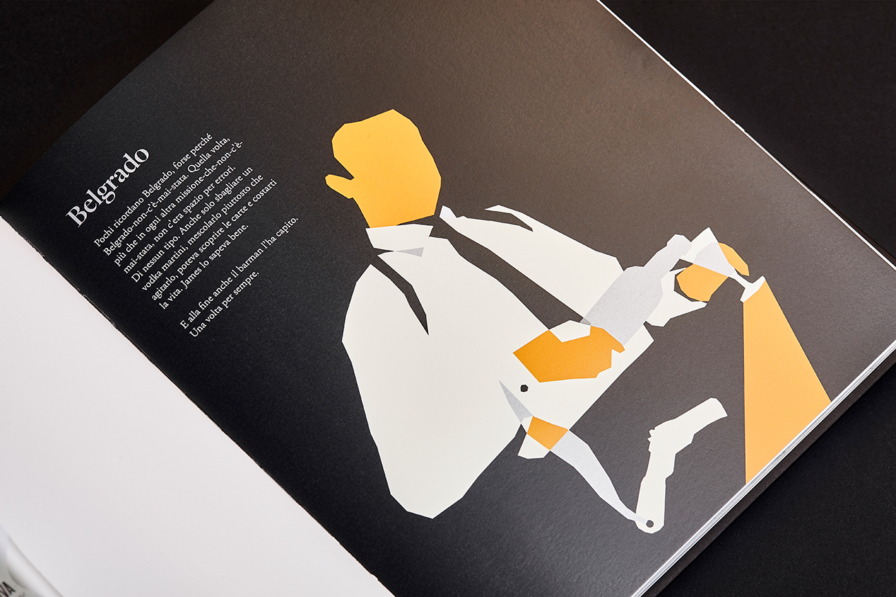 Nuceria Group國外酒文化宣傳畫冊設計“瓶子里的故事”-詹姆斯英國間諜與伏特加