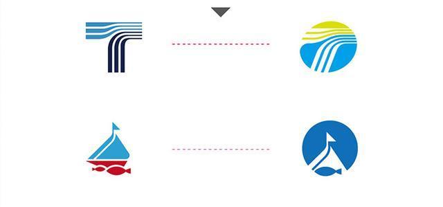 不飽滿的LOGO及優化方法-正負形轉換