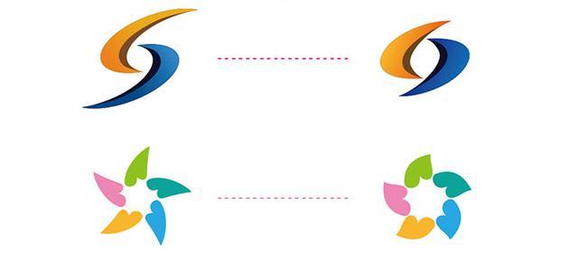 不飽滿的LOGO及優化方法-縮短單體元素的長度 不飽滿的LOGO及優化方法-縮短單體元素的長度