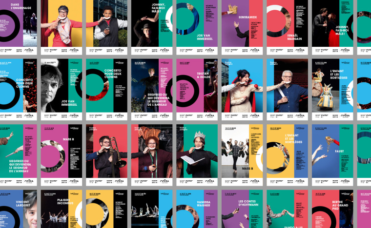 圣埃蒂安歌劇院2017-18季宣傳海報設(shè)計與畫冊設(shè)計 “共同的情感”