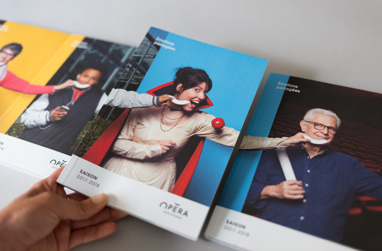 圣埃蒂安歌劇院2017-18季宣傳海報設(shè)計與畫冊設(shè)計 “共同的情感”