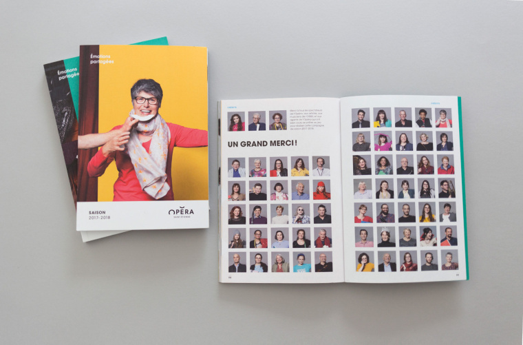 圣埃蒂安歌劇院2017-18季宣傳海報設(shè)計與畫冊設(shè)計 “共同的情感”