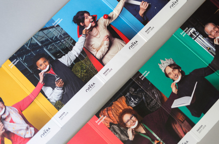 圣埃蒂安歌劇院2017-18季宣傳海報設(shè)計與畫冊設(shè)計 “共同的情感”