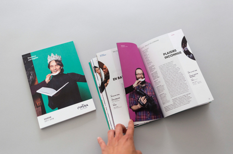 圣埃蒂安歌劇院2017-18季宣傳海報設(shè)計與畫冊設(shè)計 “共同的情感”