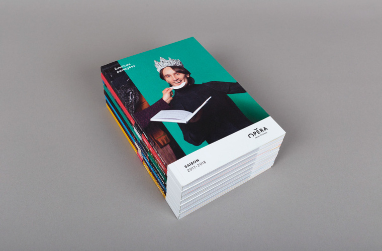 圣埃蒂安歌劇院2017-18季宣傳海報設(shè)計與畫冊設(shè)計 “共同的情感”