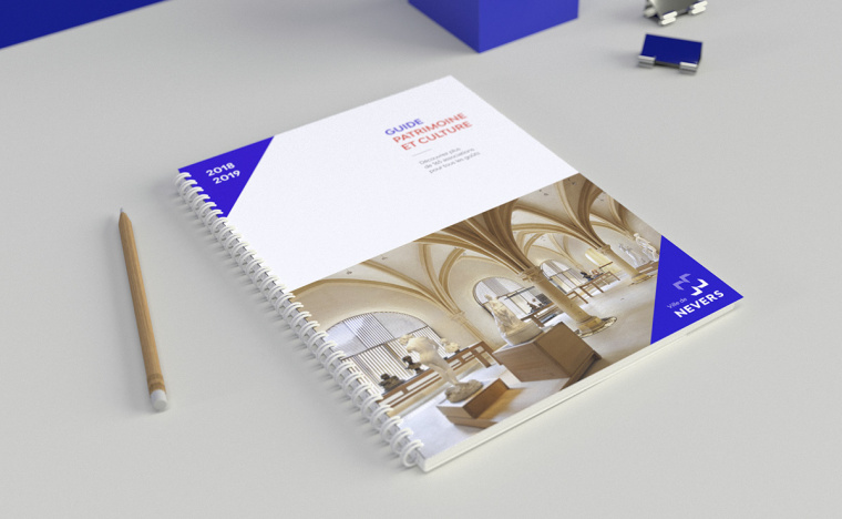 Nevers 城市品牌形象設計-印刷品設計
