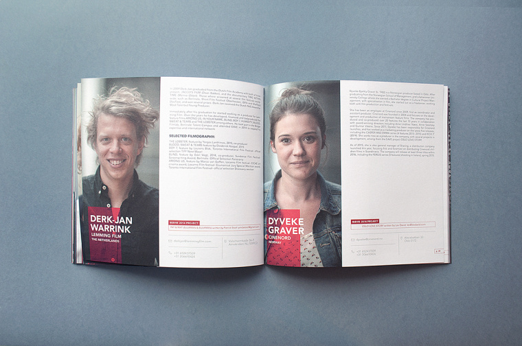 歐洲企業家年會宣傳手冊設計，暗紅與深灰風格設計