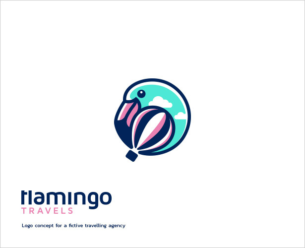 上海logo設(shè)計：28個現(xiàn)代和負(fù)空間標(biāo)志logo設(shè)計-熱氣球logo