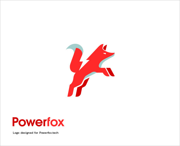 上海logo設(shè)計：28個現(xiàn)代和負(fù)空間標(biāo)志logo設(shè)計-狼logo