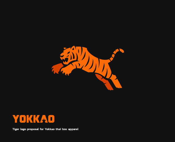 上海logo設(shè)計：28個現(xiàn)代和負(fù)空間標(biāo)志logo設(shè)計-老虎logo