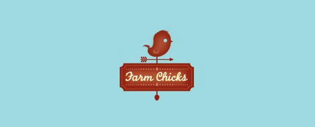 FarmChicks動物logo設計-上海logo設計欣賞