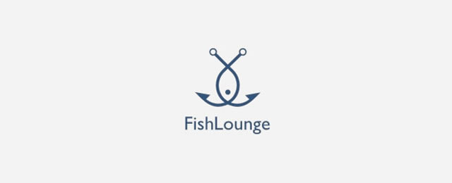 魚休息室動物logo設計-上海logo設計欣賞