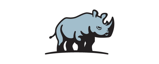 犀牛徽標動物logo設計-上海logo設計欣賞