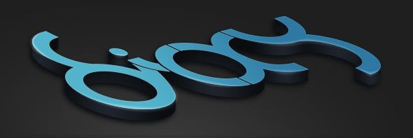 Doixy 3d徽標logo設計教程