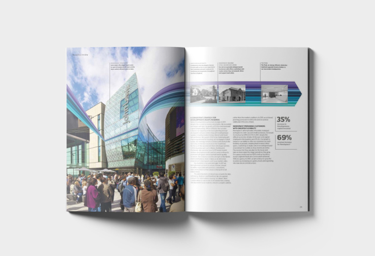 WATES 物流貨運工業集團年報畫冊設計“速度線條”篇