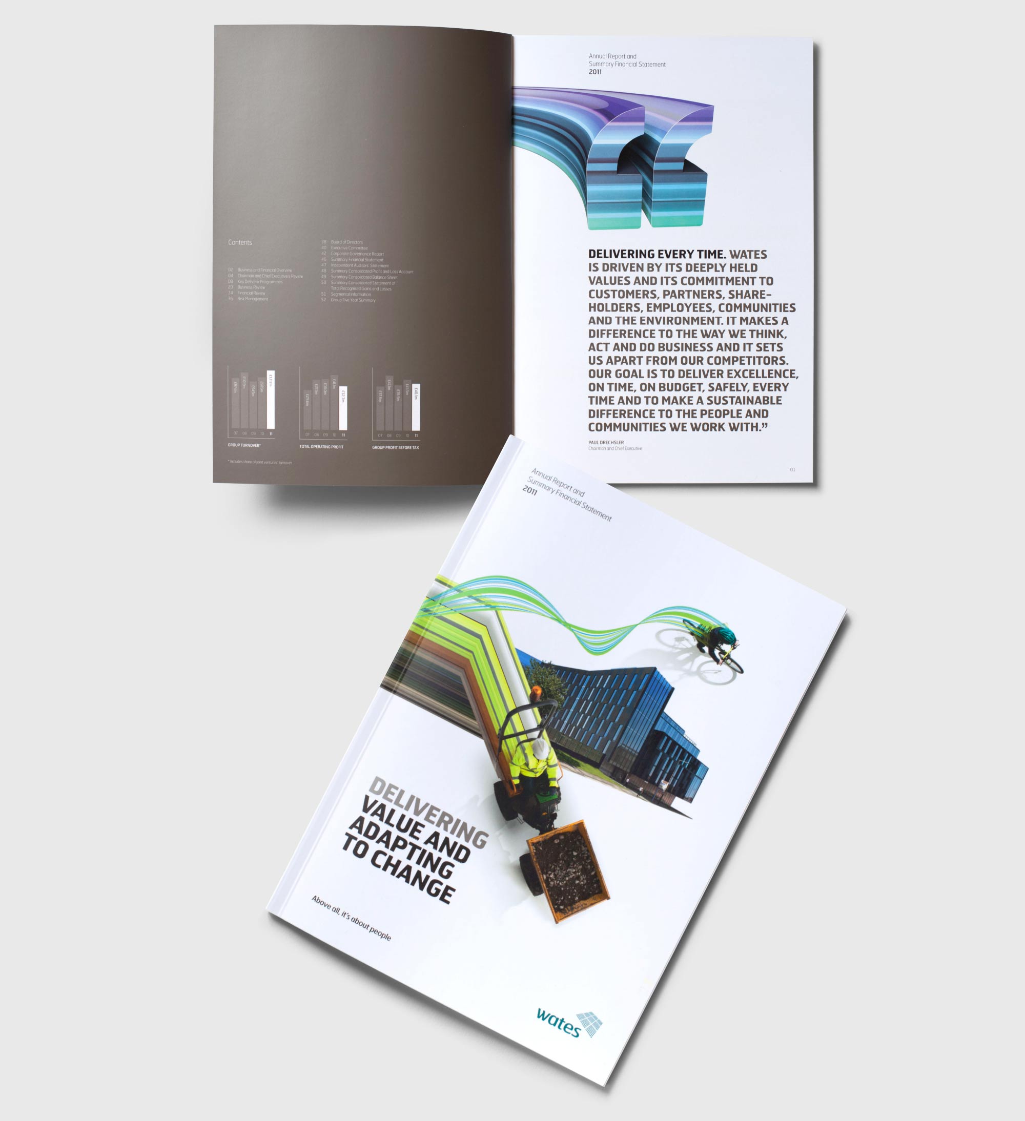 WATES 物流貨運工業集團年報畫冊設計“速度線條”篇超精圖