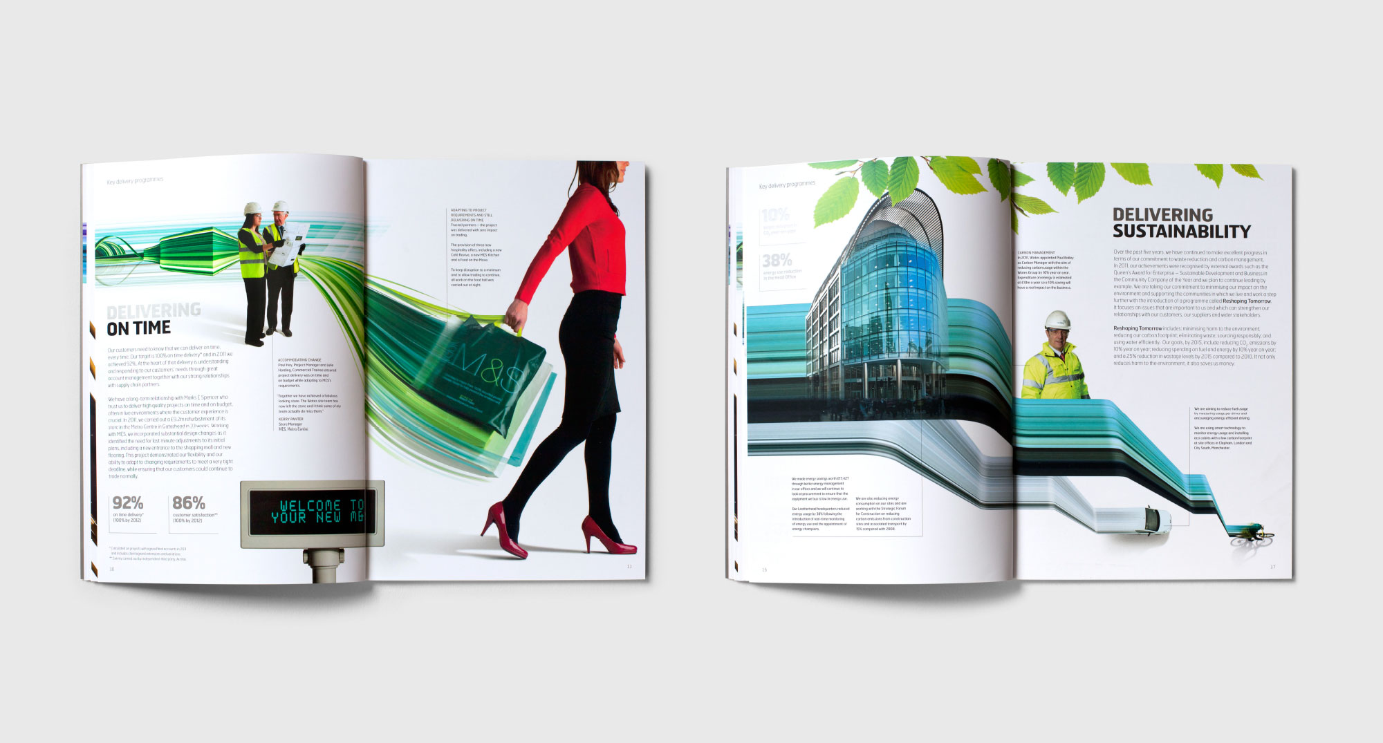 WATES 物流貨運工業集團年報畫冊設計“速度線條”篇超精圖