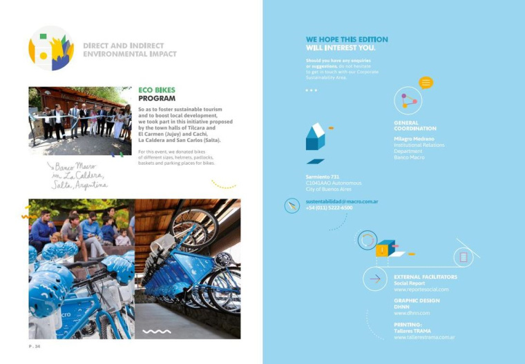 Macro銀行宣傳冊設(shè)計欣賞，時尚扁平插畫風(fēng)格