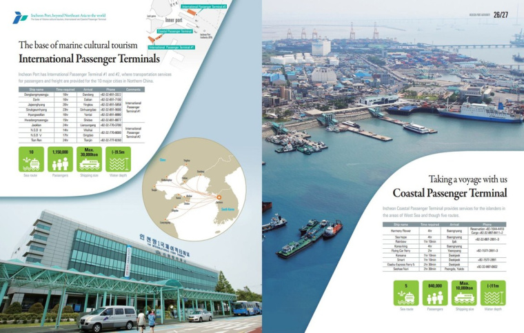 ICPA海運(yùn)貨運(yùn)宣傳畫冊(cè)設(shè)計(jì)欣賞，以logo圖形為版式元素