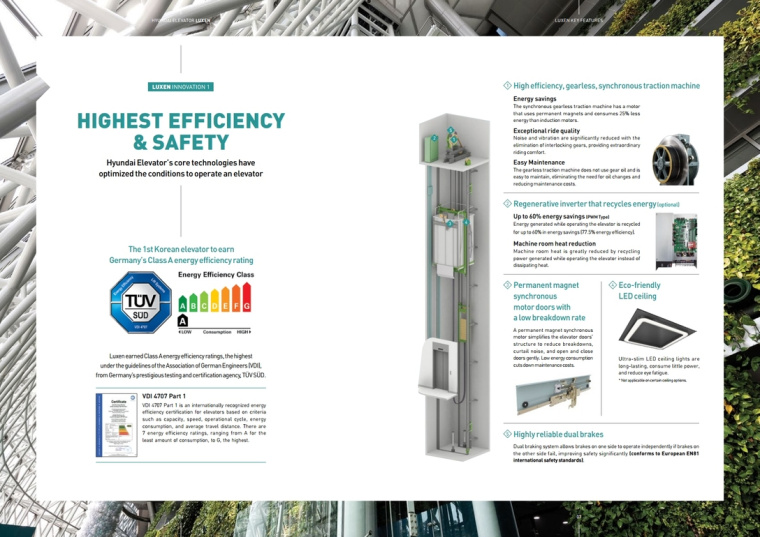 LUXEN電梯宣傳畫冊(cè)與產(chǎn)品樣本手冊(cè)設(shè)計(jì)，銀色工業(yè)科技風(fēng)與生活感