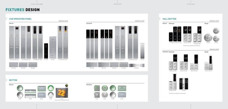 LUXEN電梯宣傳畫冊(cè)與產(chǎn)品樣本手冊(cè)設(shè)計(jì)，銀色工業(yè)科技風(fēng)與生活感