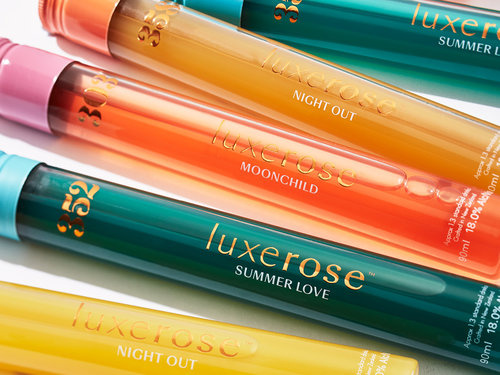 鮮艷、繽紛、有趣的Luxerose雞尾酒包裝設計插畫設計