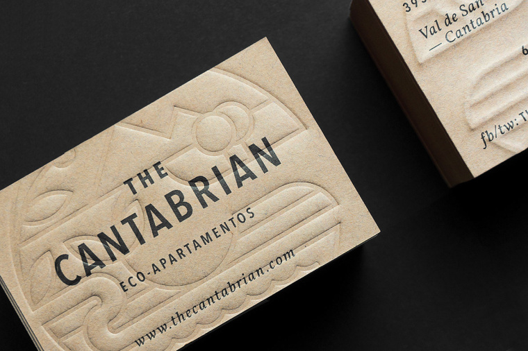 Cantabrian生態公寓酒店簡約圖形線條logo設計vi設計