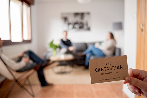 Cantabrian生態公寓酒店簡約圖形線條logo設計vi設計