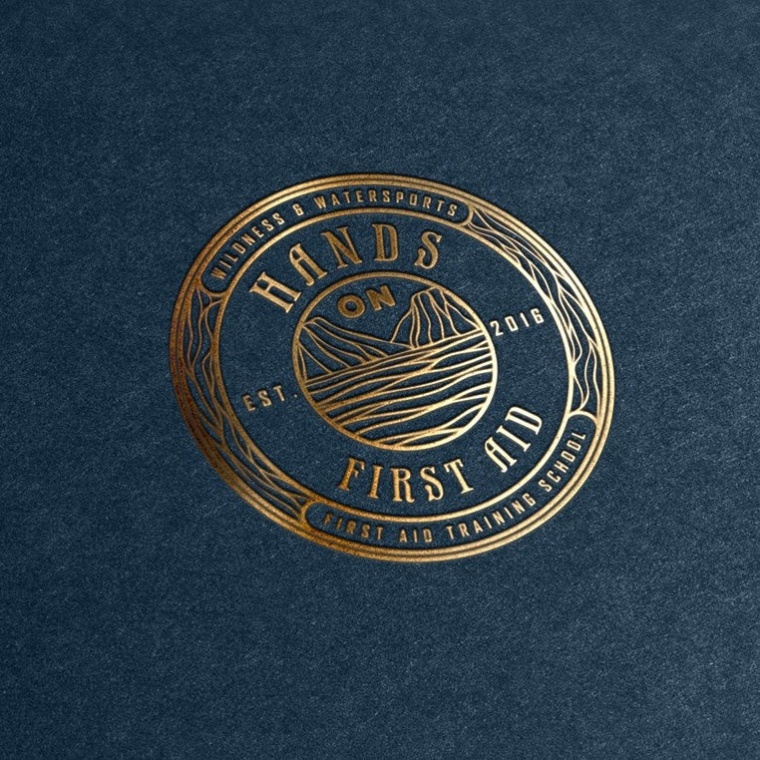 抽象的自然標志logo設計