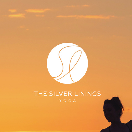 微妙的酷標(biāo)志設(shè)計(jì)-薄銀色字體銀色襯里集團(tuán)的標(biāo)志設(shè)計(jì)