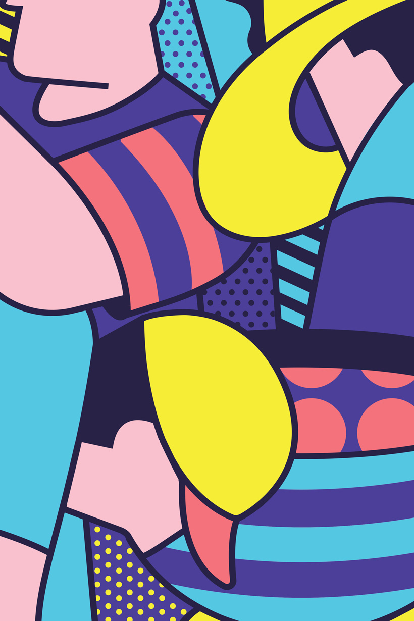 Cafe Buho 咖啡店品牌形象設計包裝設計，城市藝術和街頭漫畫風格