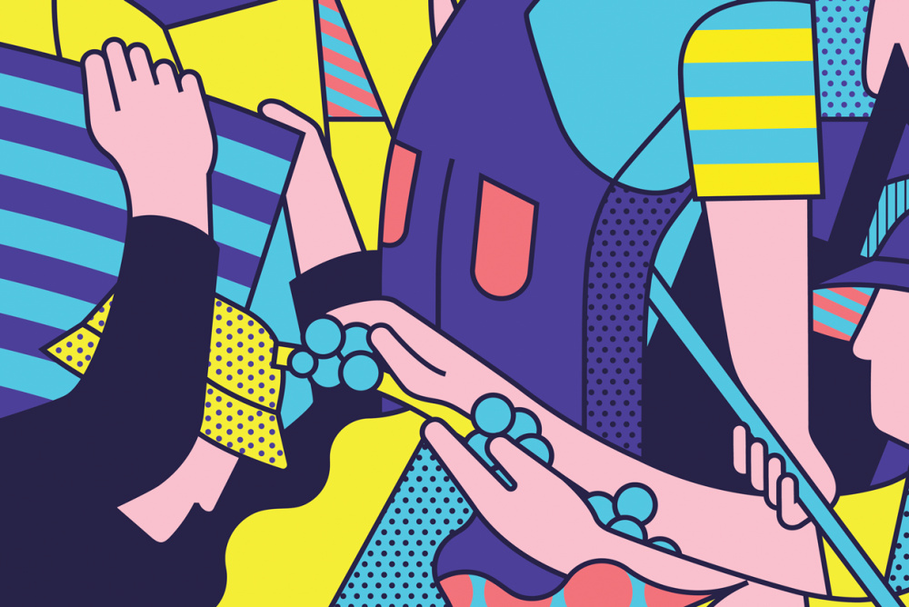 Cafe Buho 咖啡店品牌形象設計包裝設計，城市藝術和街頭漫畫風格