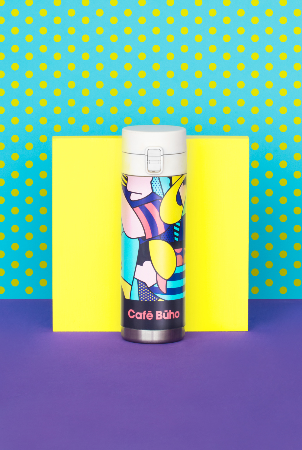 Cafe Buho 咖啡店品牌形象設計包裝設計，城市藝術和街頭漫畫風格