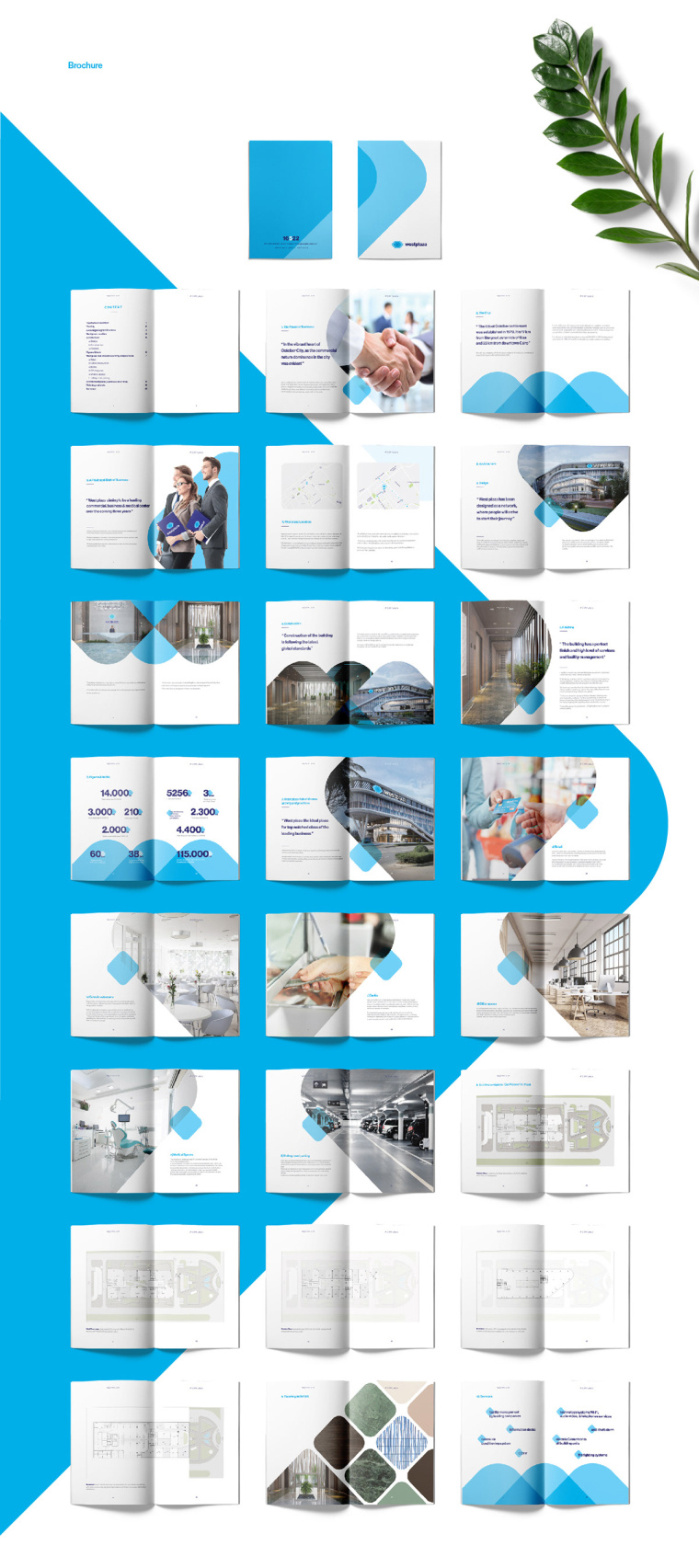 westplaza城市商業中心購物休閑廣場綜合體宣傳手冊設計