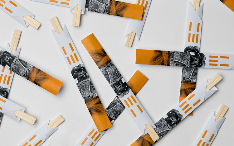 Soo Zee 23肉面湯餐廳拼貼風格餐飲品牌形象設計與外賣包裝設計