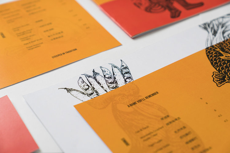 Soo Zee 23肉面湯餐廳拼貼風格餐飲品牌形象設計與外賣包裝設計