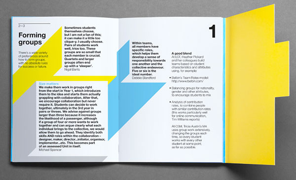 學與教宣傳冊設計理念