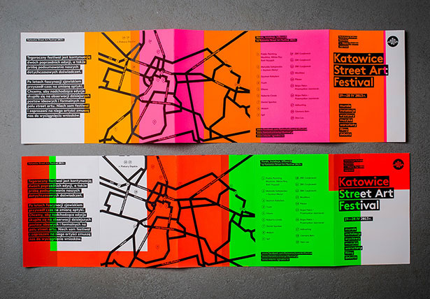 卡托維茲Steet藝術節宣傳冊設計