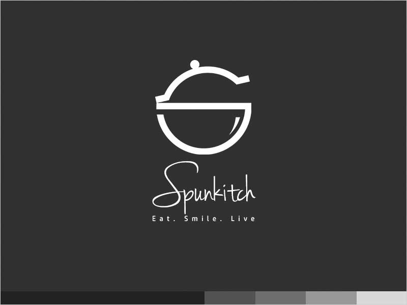  2018年的現代餐廳標志設計-Spunkitch標志設計