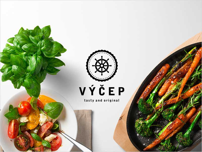  2018年的現代餐廳標志設計-Vycep餐廳標志設計