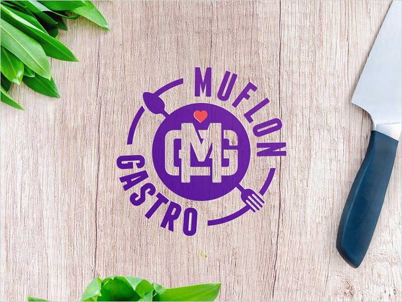  2018年的現代餐廳標志設計-Gastro品牌標志設計