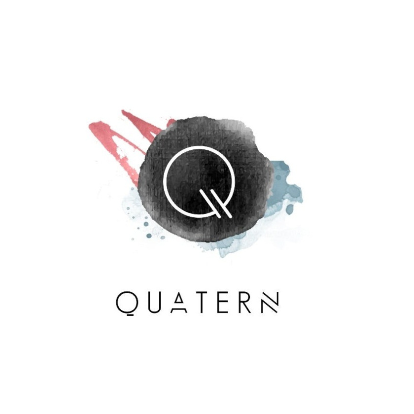 抽象的水彩徽標標志設計