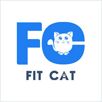 負空間中帶符號的字母logo