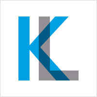 透明重疊字母logo